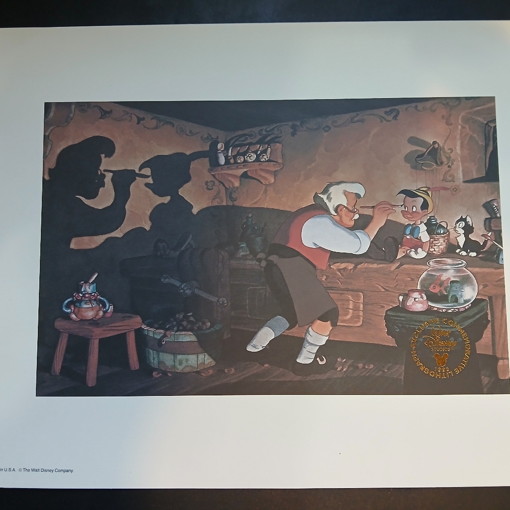 Disney Pinocchio Animation Art Print - Picture 3 of 13